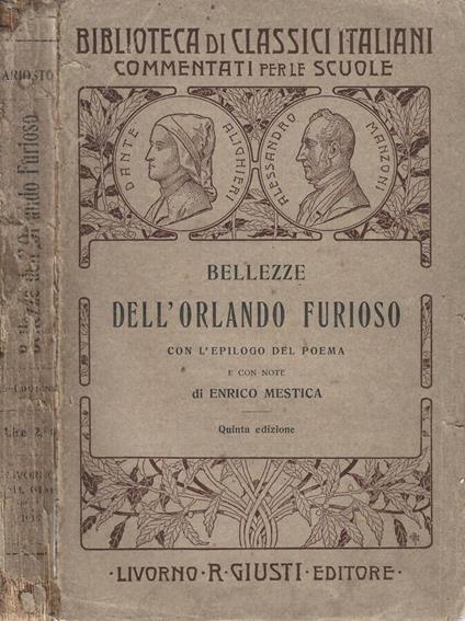 Bellezze dell'Orlando Furioso - Ludovico Ariosto - copertina