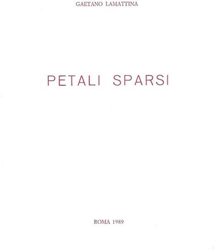 Petali sparsi - copertina