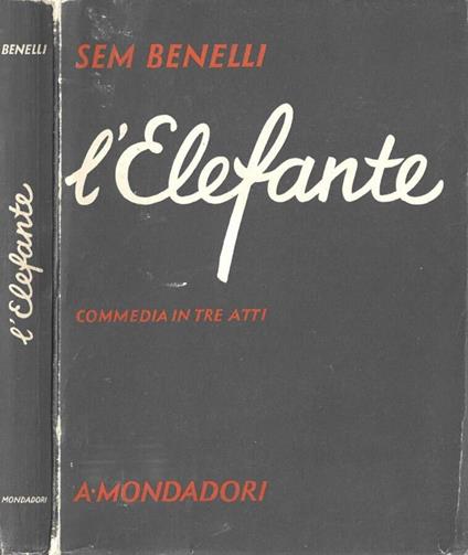 L' elefante - Sem Benelli - copertina