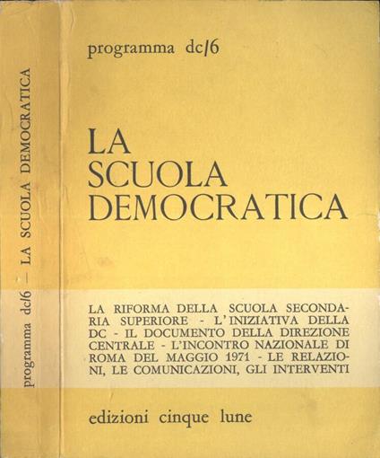 La scuola democratica - copertina