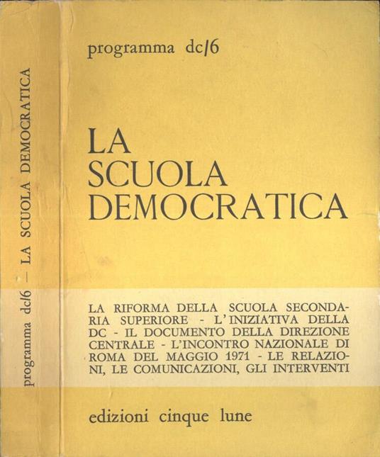 La scuola democratica - copertina