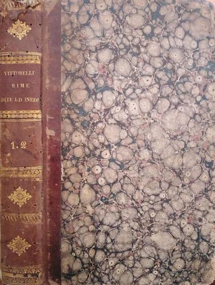 Rime edite e inedite - copertina
