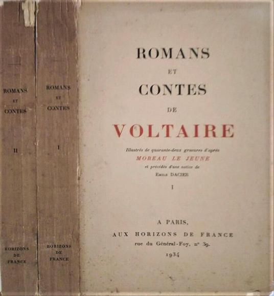 Romans et contes de Voltaire. I, II - Voltaire - copertina