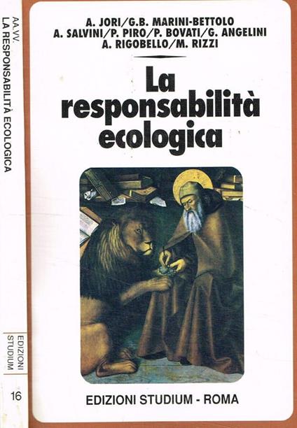 La responsabilità ecologica - copertina