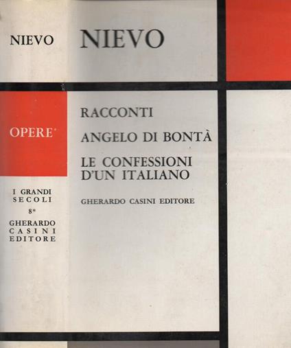 Opere - Ippolito Nievo - copertina