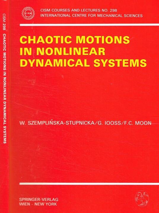 Chaotic motions in nonlinear dynamical systems - copertina