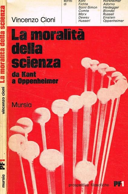 La moralità della scienza - Vincenzo Cioni - copertina