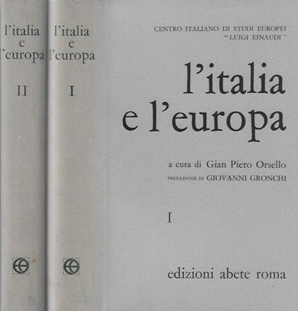 L' Italia e l'Europa - copertina