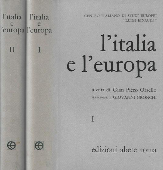 L' Italia e l'Europa - copertina