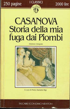 Storia della mia fuga dai Piombi - Giacomo Casanova - copertina