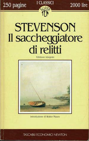 Il saccheggiatore di relitti - Robert Louis Stevenson - copertina