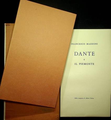 Dante e il Piemonte - Francesco Mazzoni - copertina