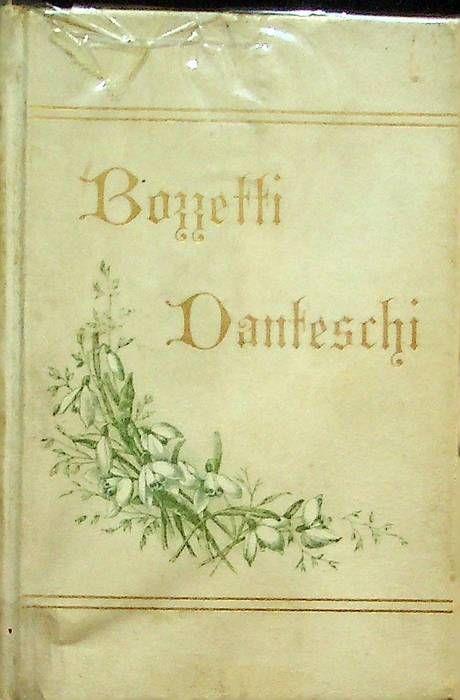 Bozzetti danteschi - Agostino Bartolini - copertina