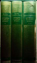 Antologia di critica storica per le scuole medie superiori: 1. La civiltà medioevale; 2. La civiltà moderna; 3. La civiltà contemporanea