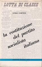 La Costituzione del Partito Socialista Italiano