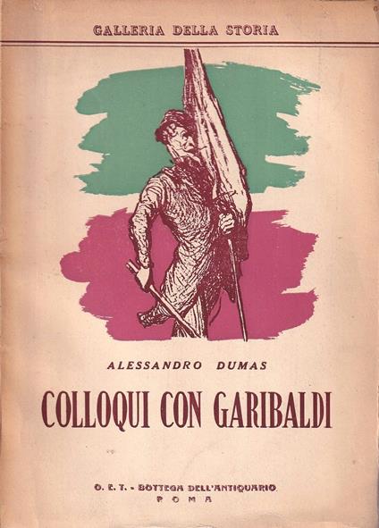 Colloqui con Garibaldi - Alexadre Dumas - copertina