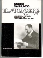 Il Piacere Nella Stesura preparata Dall'autore Per L'edizione Francese Del 1894