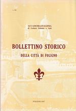 Bollettino Storico della città di Foligno. Volume XI, 1987