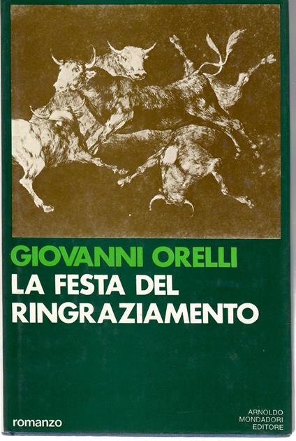 La Festa Del Ringraziamento - Giovanni Orelli - copertina