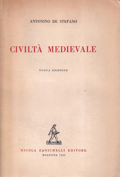 Civiltà medievale - Antonino De Stefano - copertina