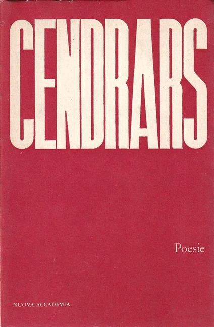 Poesie - Blaise Cendrars - copertina