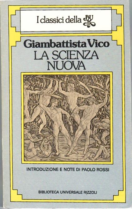 La Scienza Nuova - Giambattista Vico - copertina
