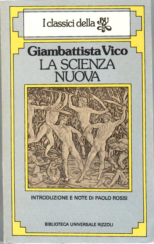 La Scienza Nuova - Giambattista Vico - copertina