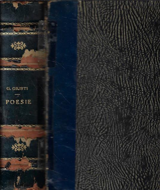 Poesie (miscellanea) - Giuseppe Giusti - copertina