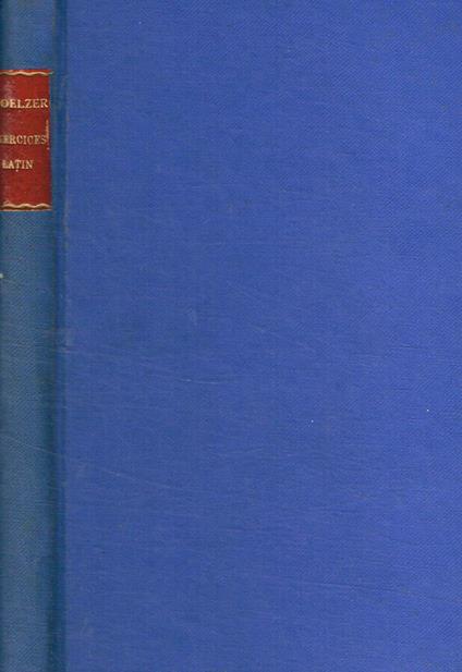 L' année preparatoire de latin - copertina
