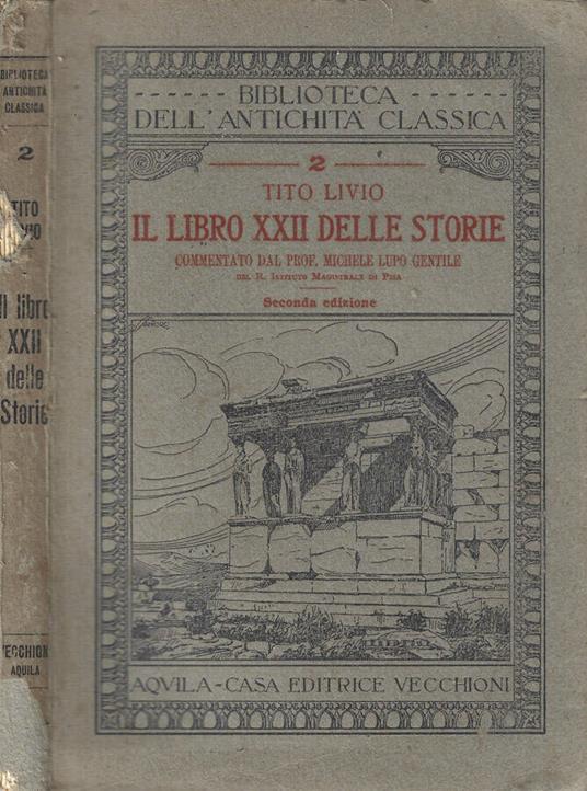 Il libro XXII delle storie - Tito Livio - copertina