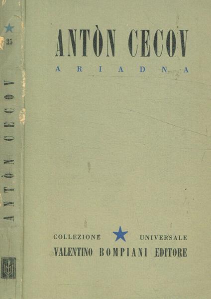 Ariadna - Anton Cechov - copertina