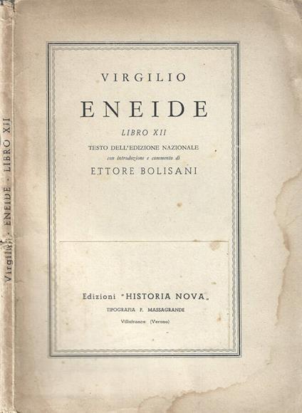 Eneide - Virgilio - copertina