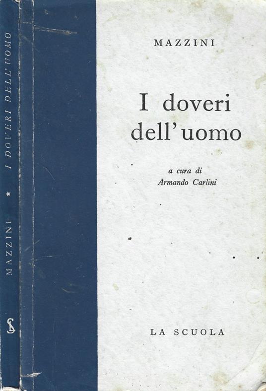 I doveri dell'uomo - Mazzini - copertina