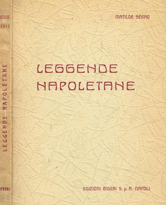 Leggende Napoletane - Matilde Serao - copertina