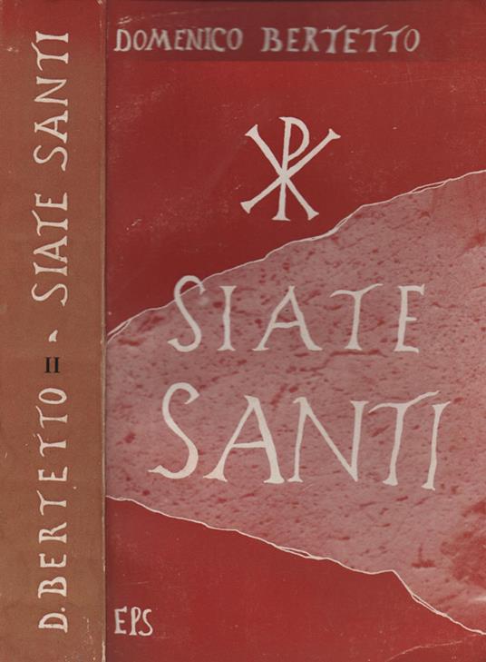 Siate Santi - Domenico Bertetto - copertina