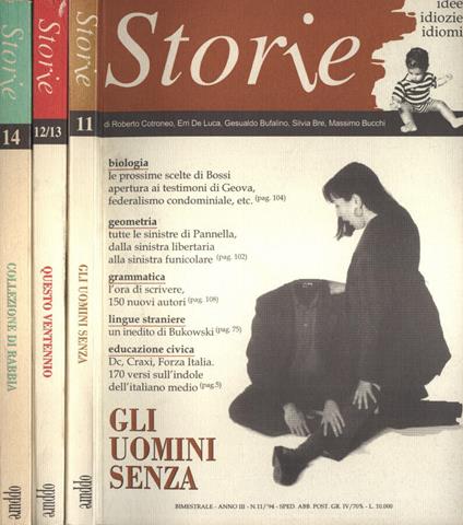 Storie Anno III n. 11 - 12, 13 - 14 - copertina