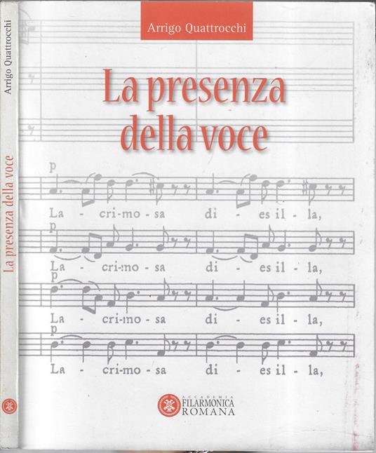 La presenza della voce - Arrigo Quattrocchi - copertina