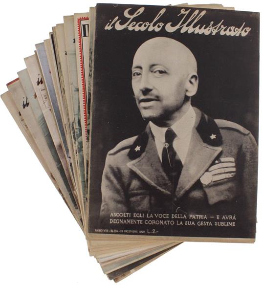 Il Secolo Illustrato - Annata 1920 Completa - copertina
