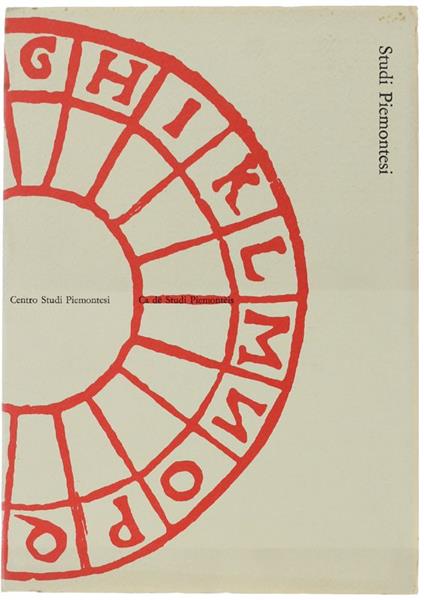 Studi Piemontesi. Vol. X - 1981, Fasc. 2. [Ottimo] - Autori Vari - copertina