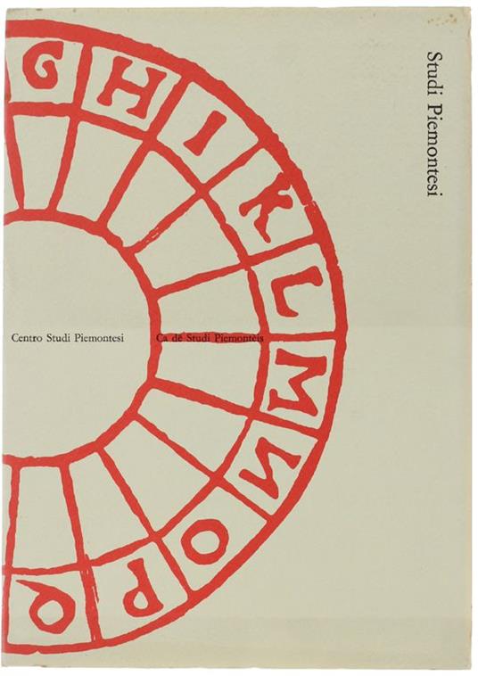 Studi Piemontesi. Vol. X - 1981, Fasc. 2. [Ottimo] - Autori Vari - copertina