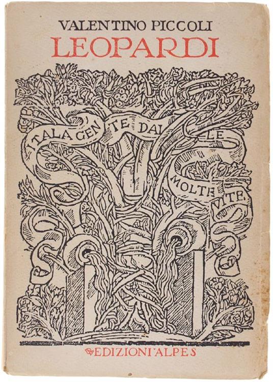 Leopardi - Valentino Piccoli - copertina