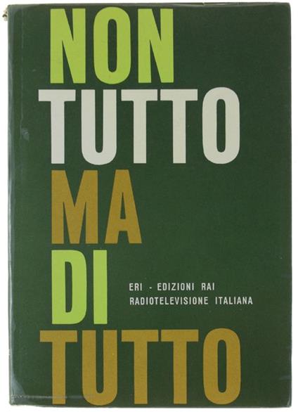 Non Tutto Ma Di Tutto - copertina