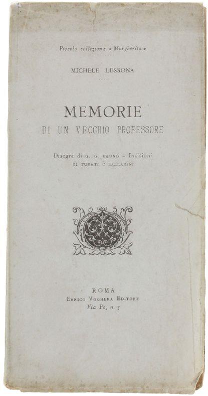 Memorie Di Un Vecchio Professore. Esami. Disegni Di G.G.Bruno. Incisioni Di Ballarini E Turati - copertina