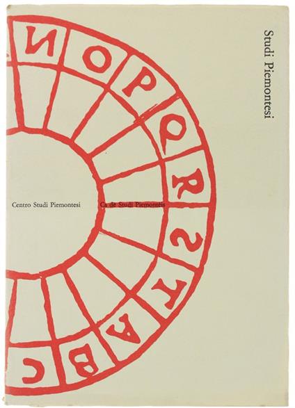 Studi Piemontesi. Vol. Xi- 1982, Fasc. 1. [Ottimo] - Autori Vari - copertina