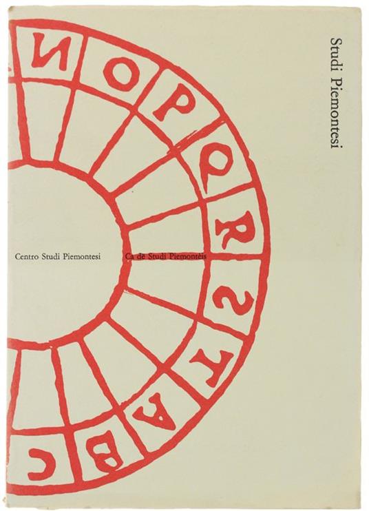 Studi Piemontesi. Vol. Xi- 1982, Fasc. 1. [Ottimo] - Autori Vari - copertina