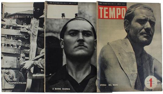 Tempo. Raccolta Di 3 Numeri Del 1939 - copertina