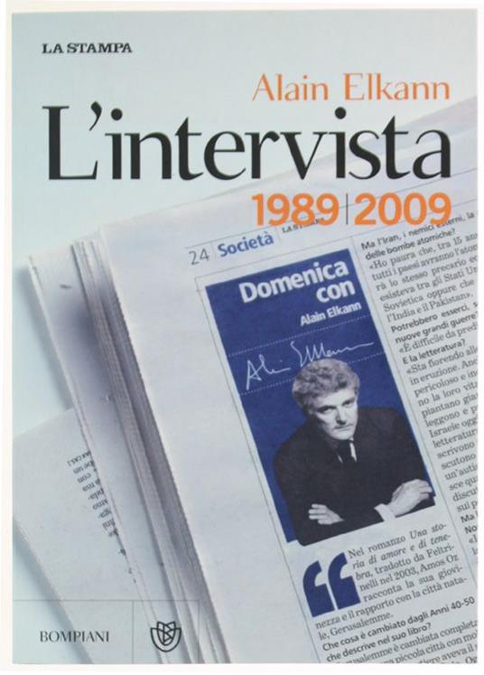L' Intervista 1989-2009 - Alain Elkann - copertina
