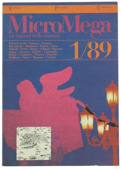Micromega - 1/89. Le Ragioni Della Sinistra - copertina