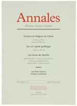 Annales. Histoire, Sciences Sociales. 59 Année - N. 4 - Collectif