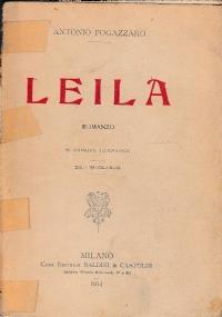 Leila - Antonio Fogazzaro - copertina